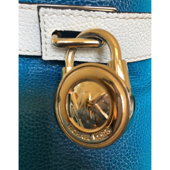 Michael Kors Hamilton satchel tote watercolor east west - Picture 2 of 12